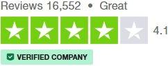 TextbookRush Trust Pilot Reviews - 16,552 Reviews 4.1 star rating